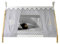Vipack Bett LP 90 x 200 cm mit Zelthimmel, Grau/Weiß
