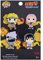 Loungefly POP! 4 Packung PIN SET: NARUTO - Naruto - TEAM 7 - Naruto Emaille-Nadeln - Niedliche Brosche Zum Sammeln - Für Rucksäcke & Taschen - Geschenkidee - Offizielle Handelswaren - Anime Fans