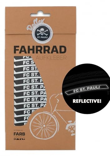 FC St. Pauli FCSP Reflektierende Fahrradfelgen Sticker