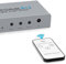Septpenta Digital Optical Sound Switch, 3 in Septpenta Digital Sound Switch mit Fernbedienung, Verlustfreie Übertragung, DC 5V 1a 350Ma Digital Optical Audio
