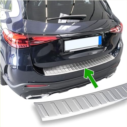 Stoßstangenschutz hinten passend für Mercedes GLC | X254 | ab 2022+ Edelstahl matt Kantenschutz Ladekantenschutz