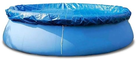 BUUNHI Copripiscina Telo di Protezione Antipolvere per Piscina Rotonda Grande da Esterno 210D Copertura per Piscina(305cm)