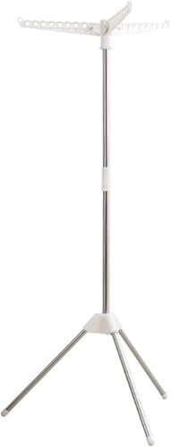 WYUYIW Trípode para Tendedero De Ropa, Percheros Portátiles con Orificios para Colgar A Prueba De Viento, Lavandería De Pie Plegable