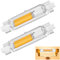 R7S LED 78mm Dimmbar Lampen, 20W R7S Glühbirne Ersatz für 200W Halogen Leuchtmittel, LED COB Lampen Warmweiß 3000K 2000LM, Kein Flackern, 360°Abstrahlwinkel Stab, 2PCS