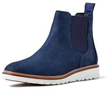 Timberland Ellis Street Chelsea, Stivali Donna, Blu (Dark Blue Nubuck), 36 EU