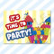 A6 CARDS - Birthday Party Invitations Invites Pack Girls Boys Childrens Kids with Envelopes (Bouncy Castle) (Pack of 36)