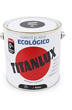 Titanlux - Esmalte eco, Mate negro, 2,5L (ref. 02T056725)