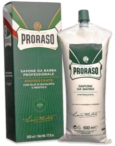 3x Proraso Rasierseife Tube seife shaving soap Eukalyptusöl und Menthol 500 ml