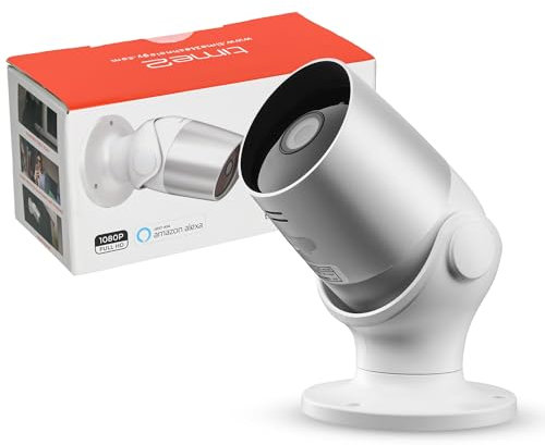 Time2 Oscar Wireless Outdoor 1080p Full HD CCTV Security Camera | 2 Way Audio with Night Vision | Sound and Motion Detection | Compatible with Clan Home Security, Alexa and Google Home (1 Pack)