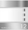 Frabox Design Briefkasten LENS EXKLUSIV WHITE mit Lasercut-Beschriiftung