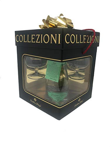 Grappa Vapore Prosecco + 2 Bicchieri Le Collezioni - Bottiglia da 500 ml