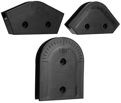Rigid Tube Bender Mould,3pcs 16mm OD 45/90 /180 Degree Acrylic Hard Rigid Tube Bender Mould Tool Kit,for Bending of Water Pipes, Hard Pipes and Pc Pipes