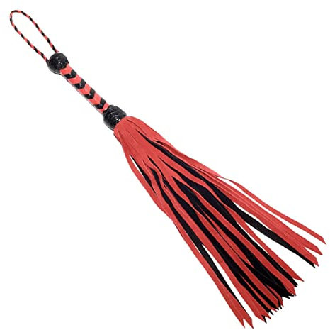 Prowler RED The 33 Black & Red Flogger - Diseño elegante para azotes sensuales y juegos de impacto