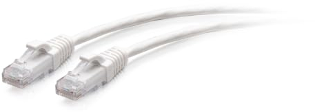 C2G Ethernet-Kabel CAT6A, extra flexibel, für Router, Modem, Internet, WLAN-Boxen, Xbox, PS5, Smart TV, Sky Q, IP-Kamera, 90 cm, Weiß