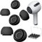 6 Paar Airpod Pro Ohrstöpsel Geräuschunterdrückung, Ersatz-Ohrstöpsel für Airpods Pro 2 mit Hülle, weiche Silikon-Ohrstöpsel für lange Nutzungsdauer, Weiß, S/M/L (Schwarz)