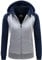 GEEK LIGHTING Felpa Donna con Cappuccio Foderata in Pile Calda Giacca Invernale con Zip Felpa Pile Donna Teddy Hoodie con Cerniera Sweatshirt Inverno Autunno S-2XL