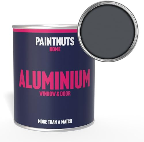 PaintNuts Aluminium Window & Door Paint - RAL-7015 - SLATE GREY Matt 1 Litre Tin