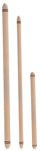 Lot de 3 rouleaux à pâtisserie en bois de tailles différentes, compatible pour pâtisserie, pâtes, cuisine, pizza, baklava turc