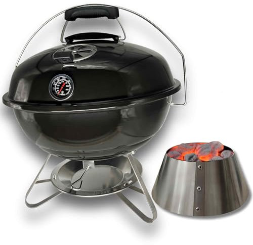 Leonardo Explorer Ø 47 Barbecue a Carbone con cono di cottura e accensione TurboGrill incluso