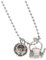 MOBUTOFU Neck Chain Tea Cup Pendant Vintage Necklace Women's Long Pendant Necklace