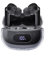 Intenso Buds Plus TWS True Wireless Headphones T310AE with Active Noise Cancelling, ENC, Bluetooth and up to 25 Hours of Music Playback, Black