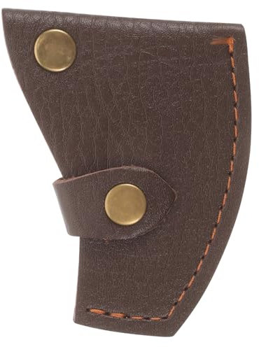 Yardwe Schutzhülle Für Beil Kopf Aus Pu-Material Dicker Lederschutz Praktisches Etui Zum Aufbewahren Robuste Schutzabdeckung Für Beilköpfe