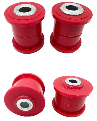 PSB Bushings – Kompletter Polyurethan-Buchsensatz für vordere Querlenker – Kompatibel mit VW T5/T6/T6.1 Transporter 2003–2023, Rot