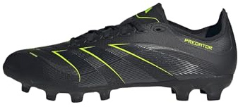 adidas Unisex Predator League Multi Ground Football Boots Fußballschuhe, core Black/Carbon/Lucid Lemon, 46 2/3 EU