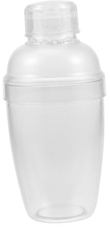 SOLUSTRE Shaker Cocktail Plastica 350 Ml Bilancia Integrata e Filtro Trasparente Mixer Manuale per Bevande Caffè Freddo Frullati Proteici Facile da e Smontare