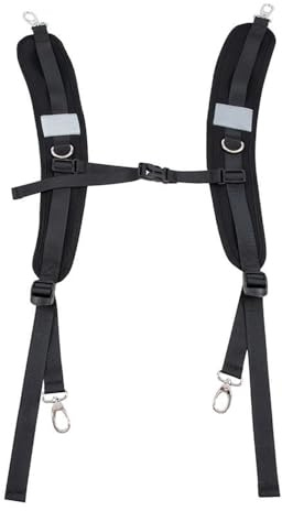 CZAKOMIX 1 Paar Schultergurte für Rucksack Schultergurt, Rucksack Riemen, Rucksäcke Schulter, Verstellbare Träger, für Tasche, Rucksäcke, Schwarz