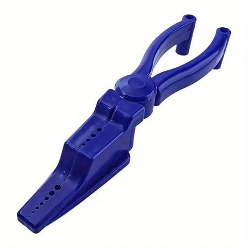 Mr.Gadget's Solutions - Nail Holder for Hammering | Reusable Plastic Safety Pliers with 11 Holes | Finger Protective Nail Guide & Tamper Tool for Woodworking, Furniture Repair, and DIY Projects
