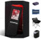 AS ColdPlunge Sauna a vapore portatile per la casa, tenda da sauna XL con vapore da 3 litri 1200 W e luce rossa, sedia pieghevole e tappetino, spa personale interna per relax, disintossicazione e