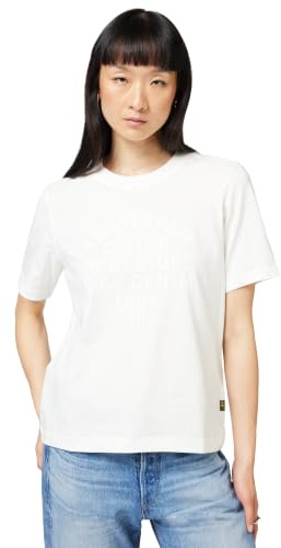 G-Star Damen Text Gr R T Wmn T-Shirt (1er Pack)