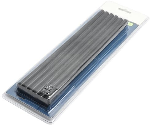 11.2mm Black Gun Sticks Hot Glue Gun Long 250mm Arts Crafts Adhesive Pack of 12