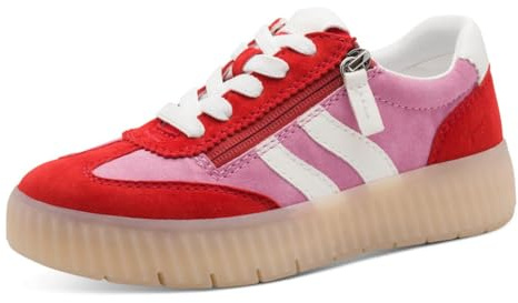 Tamaris Wide FIT Sneaker Materialmix Leder/Textil/Synthetik H-Weite