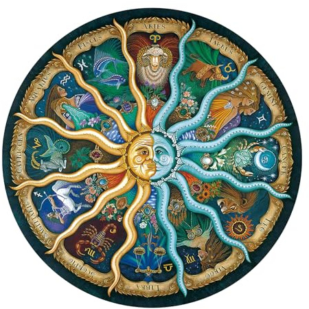 Yiting 1000 Piece Jigsaw Puzzles for Adults, 12 Constellation/Christmas Bird/Butterfly/Hummingbird/Mandala Flower/Darrell Bush Lake Puzzle Adult, Challenging Stress Relief Game Jigsaw Puzzle Idea Gift
