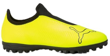 Puma Finesse Astro Turf - Scarpe da calcio per bambini, giallo nero, 4 UK