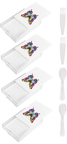 Rersduyt DIY Craft Diamond Tray Painting Stackable Drawer Box Tray Large Capacity Multi Placing Drill Storage Container D