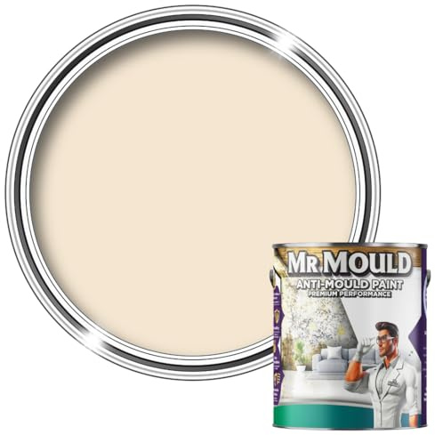 Mr Mould Anti Damp Paint Magnolia 0.5L – Anti-Condensation & Damp Proof Seal for Walls & Ceilings – Prevents Mould, Mildew & Moisture Build-Up – Long-Lasting, Low Odour, Easy to Apply Interior Paint