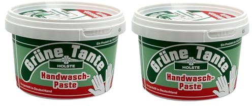 2er Pack Holste Grüne Tante Handwaschpaste mit Quarzmehl, 2 x500ml