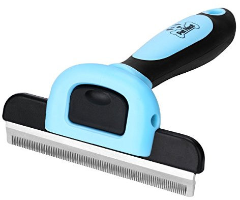Fellpflegebürste für Haustiere, reduziert effektiv Haarausfall um bis zu 95 %, professionelles Enthaarungswerkzeug für Hunde und Katzen