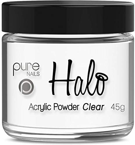 Halo By Pure Nails Acrylic Powder CLEAR 45g