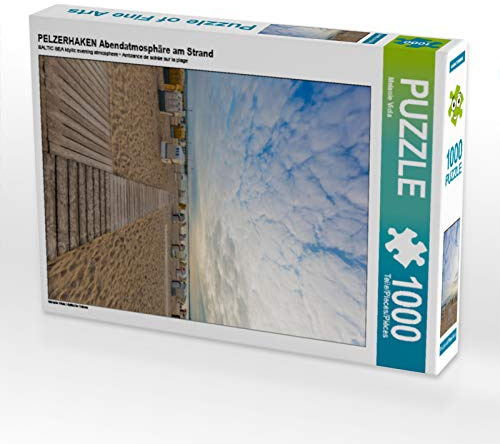CALVENDO Puzzle PELZERHAKEN Abendatmosphäre am Strand 1000 Teile Puzzle hoch | Lege-Größe cm Foto-Puzzle für glückliche Stunden
