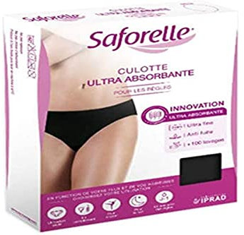 SAFORELLE Culotte Ultra ABSORBANTE pour Les REGLES (S)