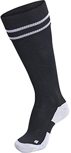 hummel Unisex Element Football Socken, Schwarz/Weiß, 43-45 EU