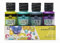 FolkArt , Acrylfarben-Set für verschiedene Oberflächen, 4 Flaschen, 57 ml, Farbwechselfarben, 2,4 ml (1 Stück)