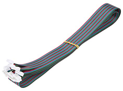 Yosoo Health Gear 5 Piezas de Cable de Motor Paso a Paso PH2.0-XH 2.54, Cable Conector Hembra-Hembra para Motor Paso a Paso Nema16 Nema17 1 m/3,2 pies
