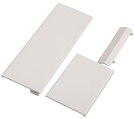 3 Piece White Replacement Memory Card Controller Door Lid Cover, Compatible with Nintendo Wii