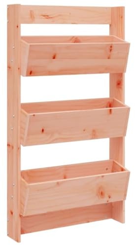 vidaXL Jardinera Pared 3 Niveles Madera Maciza Douglas 60x18,5x110 cm