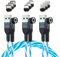 Statik GloBright - Cavo di ricarica magnetico 360, cavo di ricarica luminoso, cavo di ricarica magnetico USB C, cavo di ricarica LED, cavo di ricarica magnetico, cavo di ricarica per telefono con luce